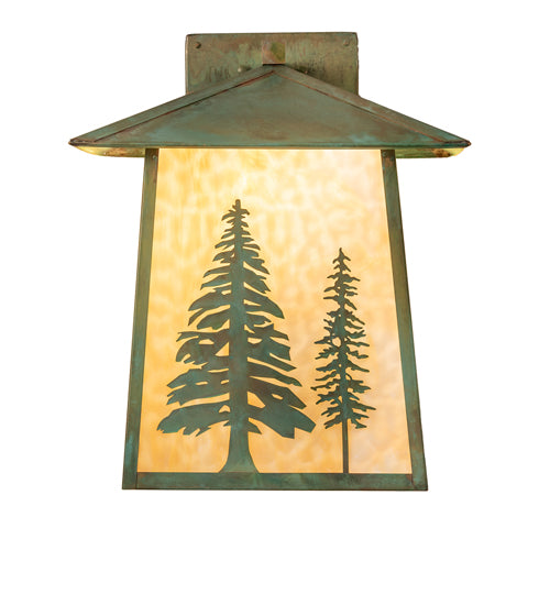 16" Wide Stillwater Tall Pines Wall Sconce