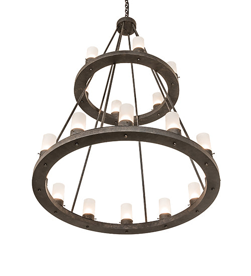 42" Wide Loxley 18 Light Two Tier Chandelier