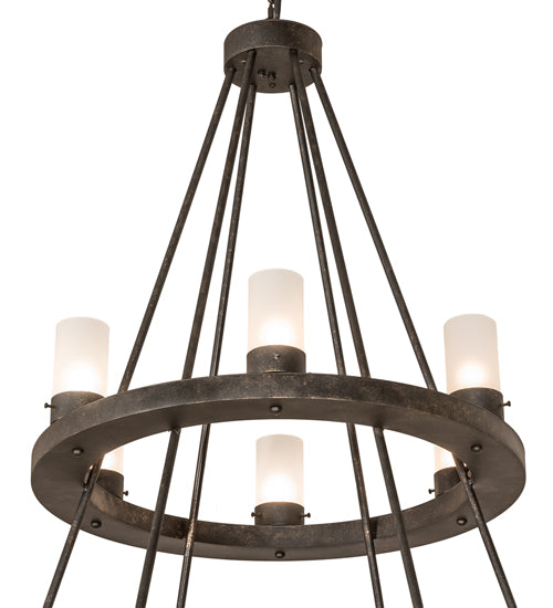 42" Wide Loxley 18 Light Two Tier Chandelier