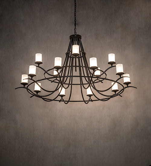 78" Wide Octavia 15 Light Chandelier