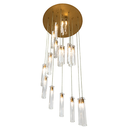 36" Wide Cilindro 18 Light Cascading Pendant