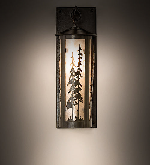 5" Wide Fulton Tall Pines Hanging Wall Sconce