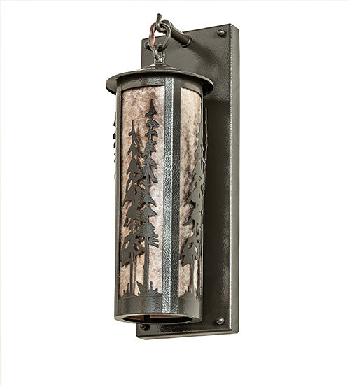 5" Wide Fulton Tall Pines Hanging Wall Sconce