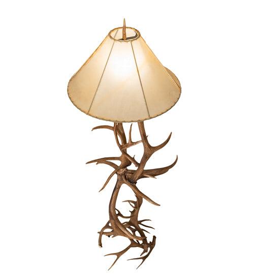 75" High Antlers Elk & Mule Deer Floor Lamp