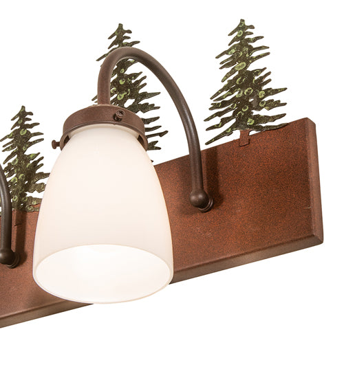 24"Wide Tall Pines 3 Light Vanity Light