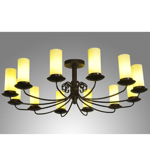 54" Wide Atria 12 Light Chandelier