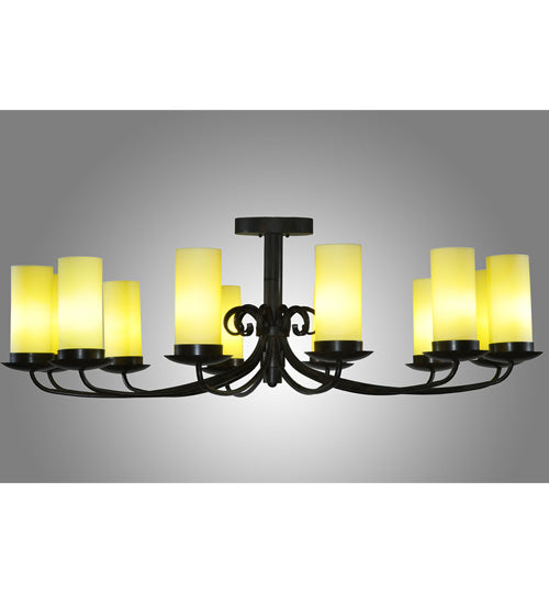 54" Wide Atria 12 Light Chandelier