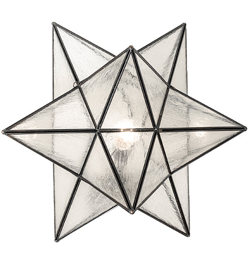 18" Wide Moravian Star Post Mount