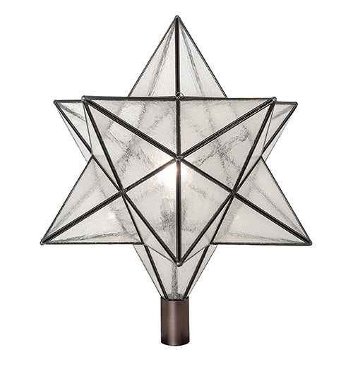 18" Wide Moravian Star Post Mount