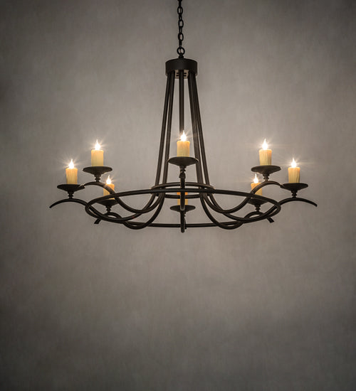 48" Wide Octavia 8 Light Chandelier