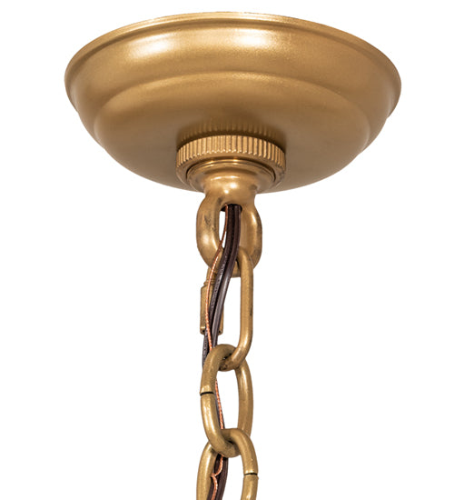 24" Wide Acorn 4 Light Chandelier