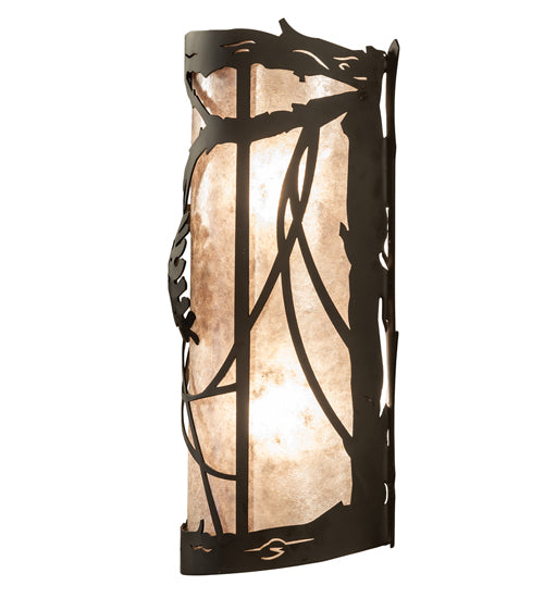 10" Wide Whispering Pines Left Sconce