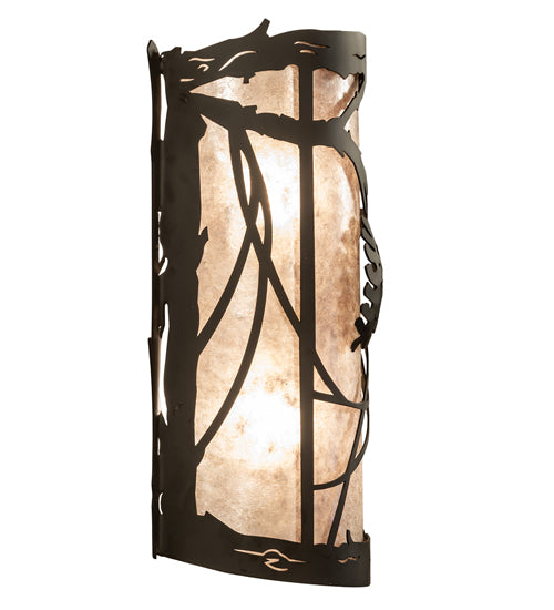 10" Wide Whispering Pines Right Wall Sconce