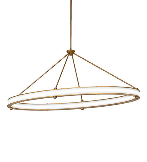 64" Long Anillo Gemini Oblong Pendant