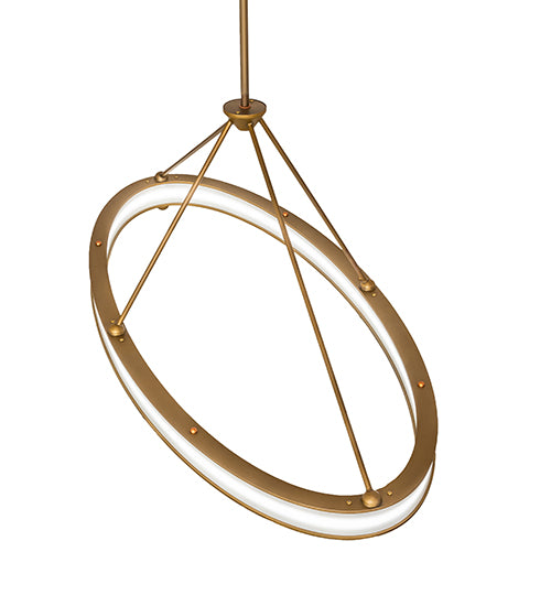 64" Long Anillo Gemini Oblong Pendant