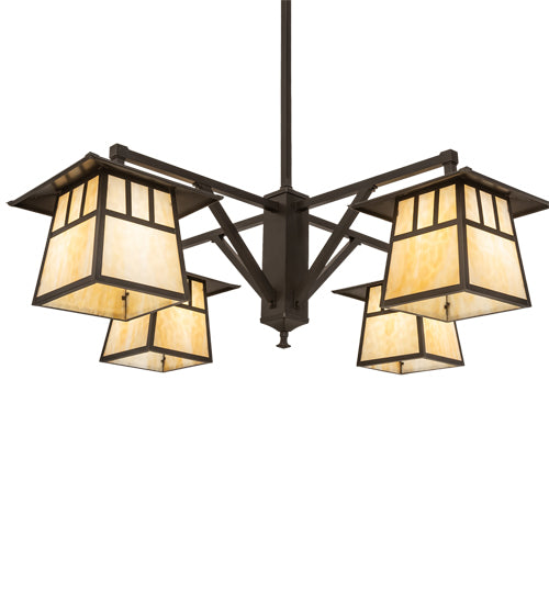 47" Wide Stillwater 4 Light Chandelier