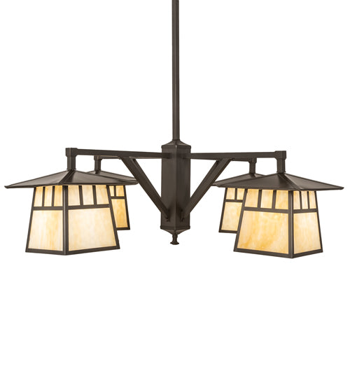 47" Wide Stillwater 4 Light Chandelier