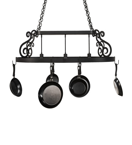 48" Long Neo 3 Light Pot Rack