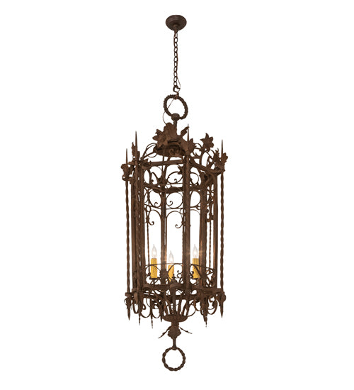 28" Wide Gordes 3 Light Chandelier