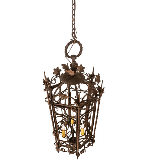 28" Wide Gordes 3 Light Chandelier