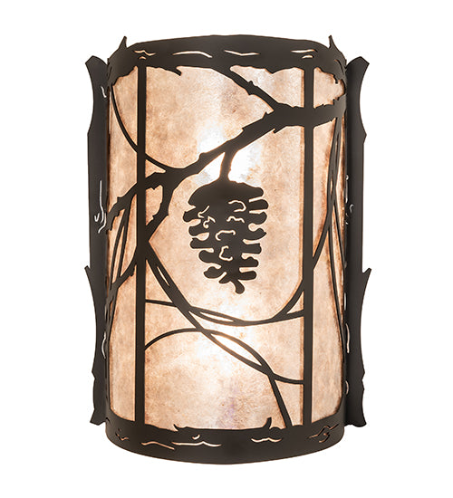 10" Wide Whispering Pines Center Wall Sconce