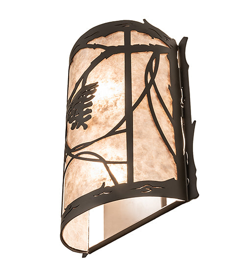 10" Wide Whispering Pines Center Wall Sconce