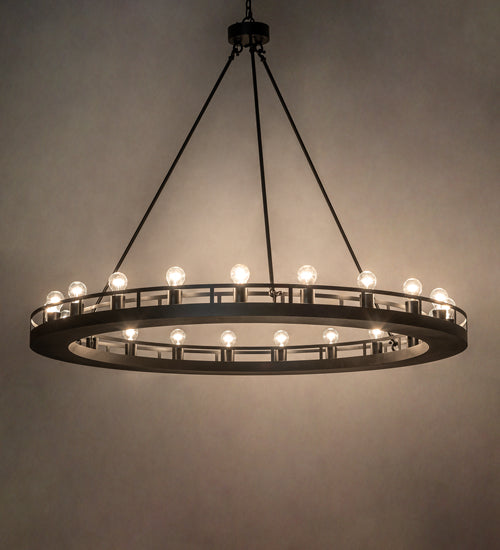 60" Wide Barbury 20 Light Chandelier