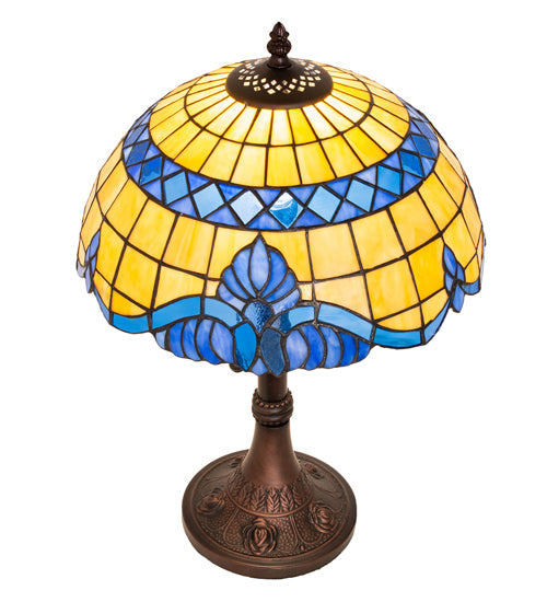 17" High Baroque Accent Lamp