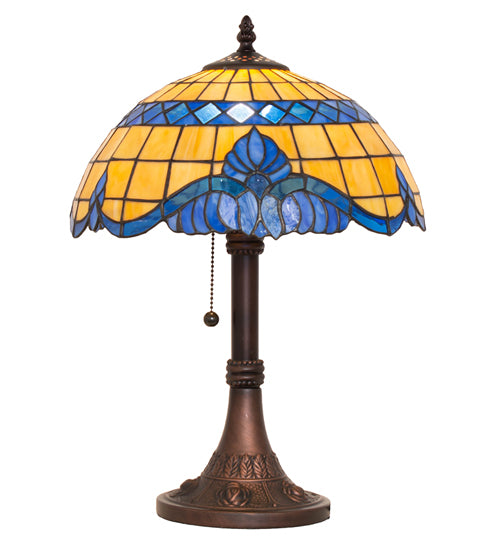 17" High Baroque Accent Lamp