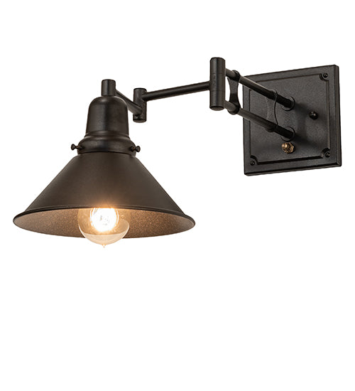 8" Wide Swingarm Wall Sconce