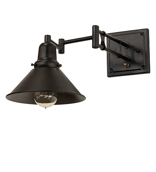 8" Wide Swingarm Wall Sconce