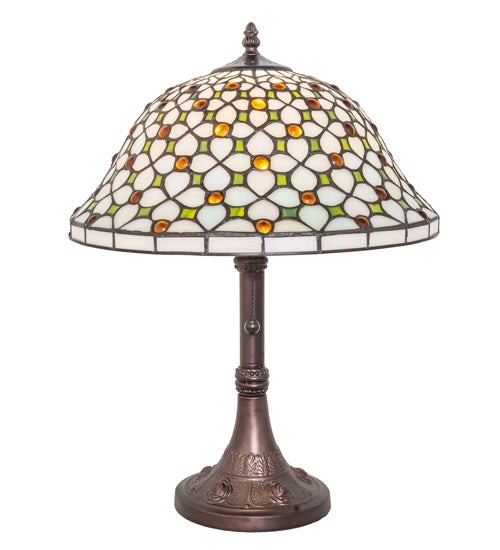 19" High Diamond & Jewel Table Lamp