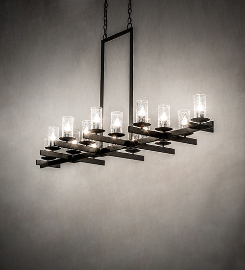 72" Long Dante 16 Light Chandelier