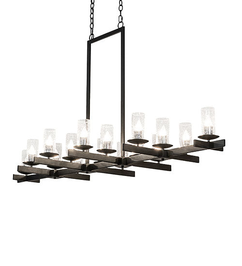 72" Long Dante 16 Light Chandelier