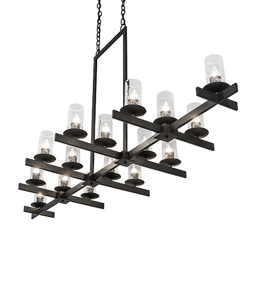 72" Long Dante 16 Light Chandelier