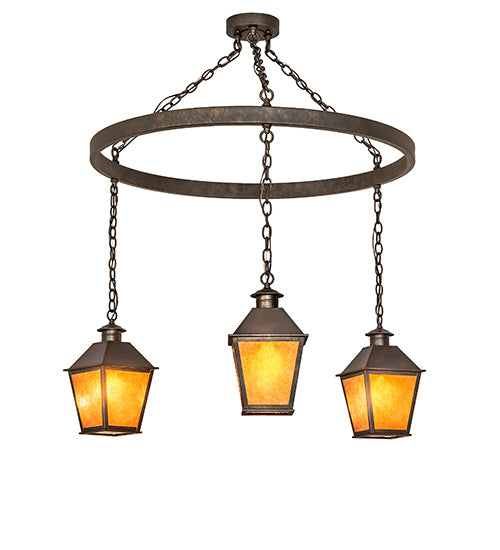 48" Wide Stafford 3 Light Chandelier