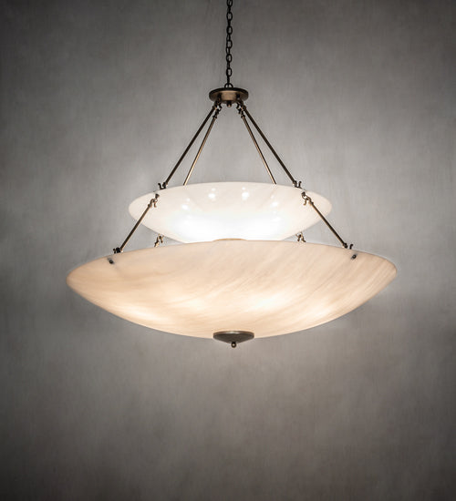 56" Wide Cypola Two Tier Inverted Pendant