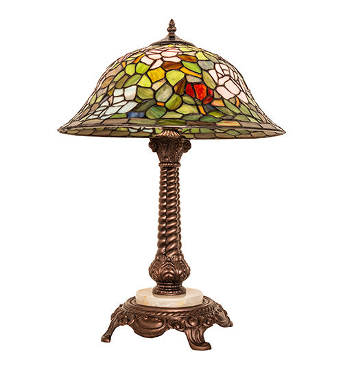 23" High Tiffany Rosebush Table Lamp