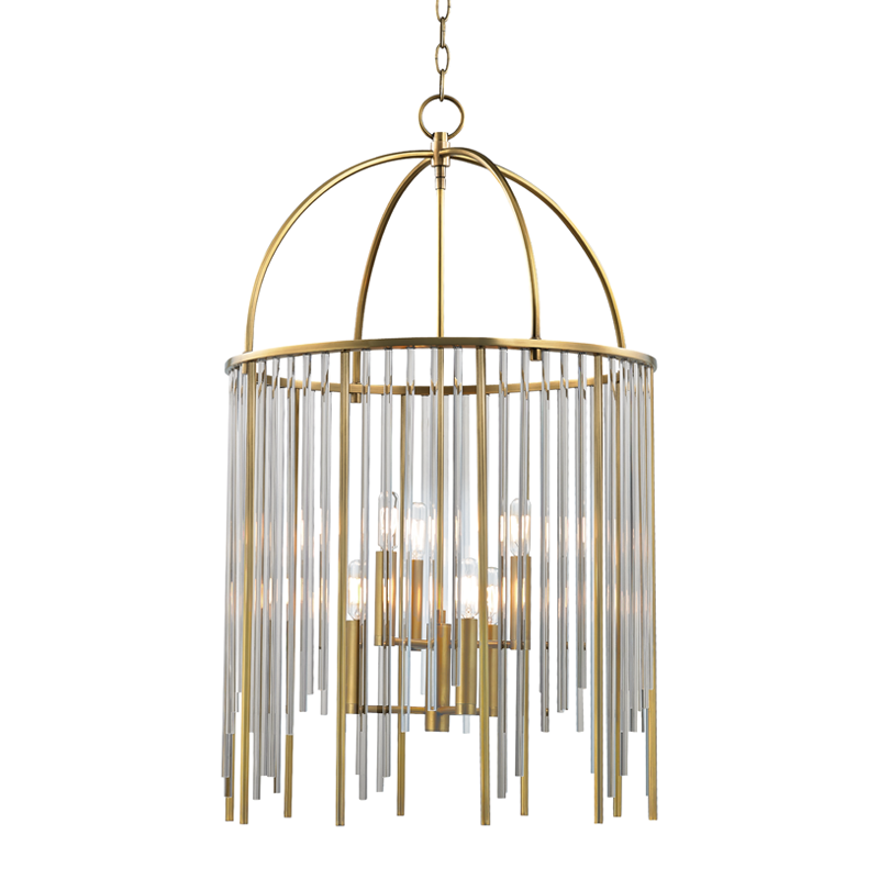 Lewis Pendant 34" - Aged Brass