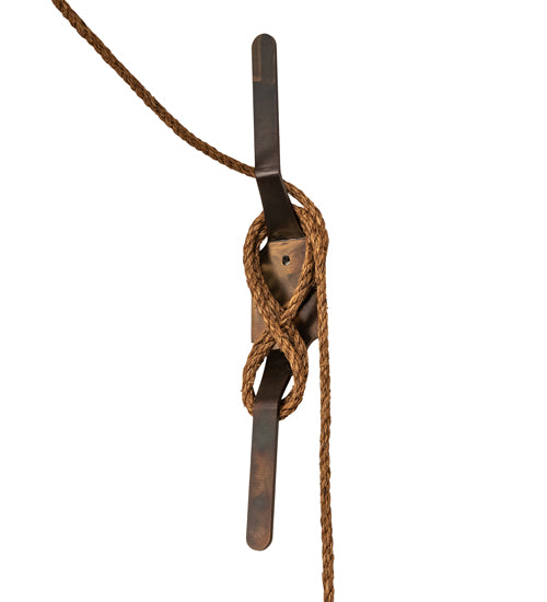 36" Long Lone Bear Bartlett Inverted Pendant