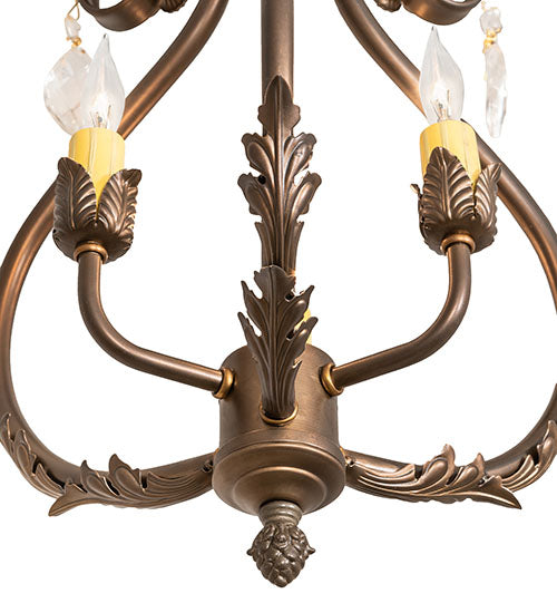 12" Wide Antonia 3 Light Chandelier