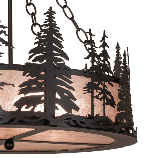 23" Wide Tall Pines Inverted Pendant