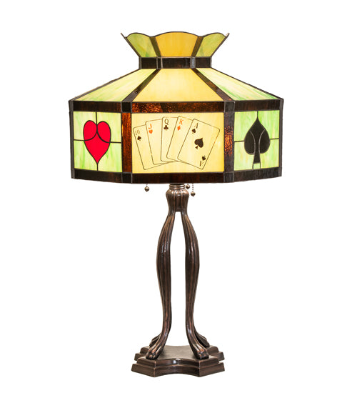 32.5" High Poker Face Table Lamp