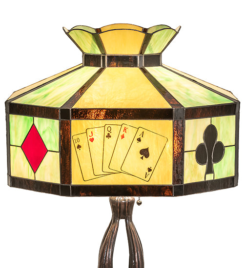 32.5" High Poker Face Table Lamp