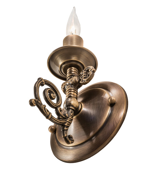 4.5" Wide Gas Reproduction Wall Sconce