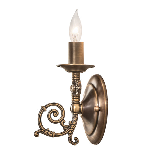 4.5" Wide Gas Reproduction Wall Sconce