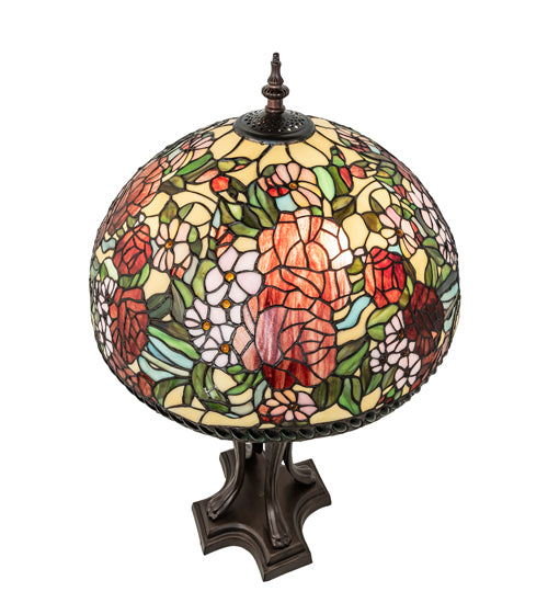 33" High Romance Rose Table Lamp