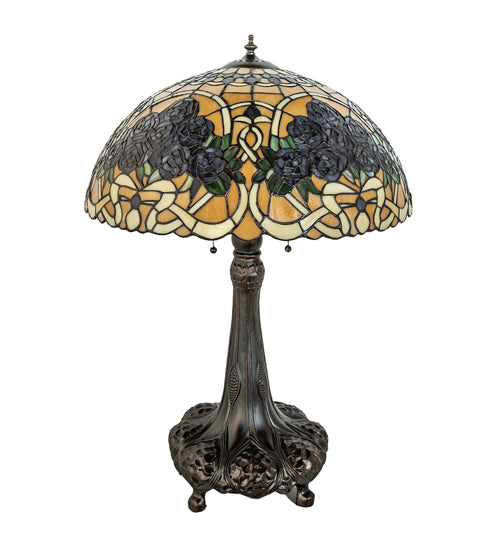 31" High Rose Bouquet Table Lamp