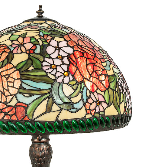 31" High Romance Rose Table Lamp