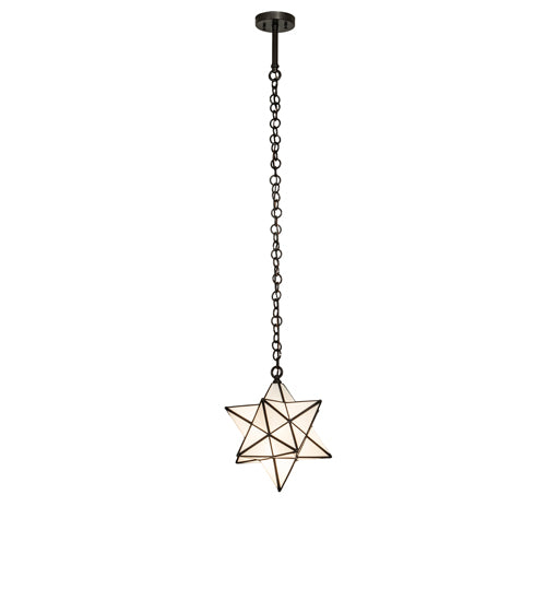 12" Wide Moravian Star Pendant